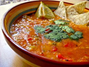 lentejas con chorizo [Φακές με Χορτοφαγικά λουκάνικα ] Μεξικάνικη κουζίνα