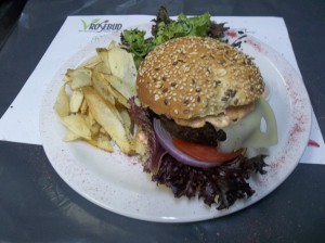 Mushroom Burger (vegetarian)